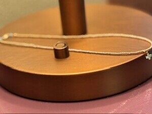 eNewton Gold Cross on Beaded Choker Necklace
